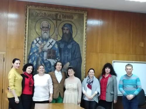Екипът на проекта, посветен на авторскоправната грамотност в медиите